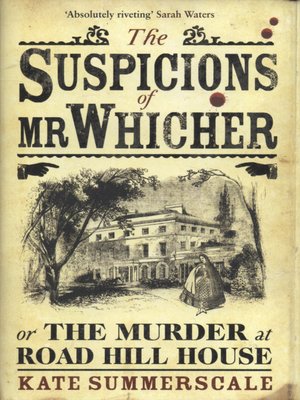 cover image of The suspicions of Mr Whicher